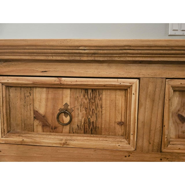 Tan Late 19th Century Rustic Knotty Pine Chest of Drawers For Sale - Image 8 of 18
