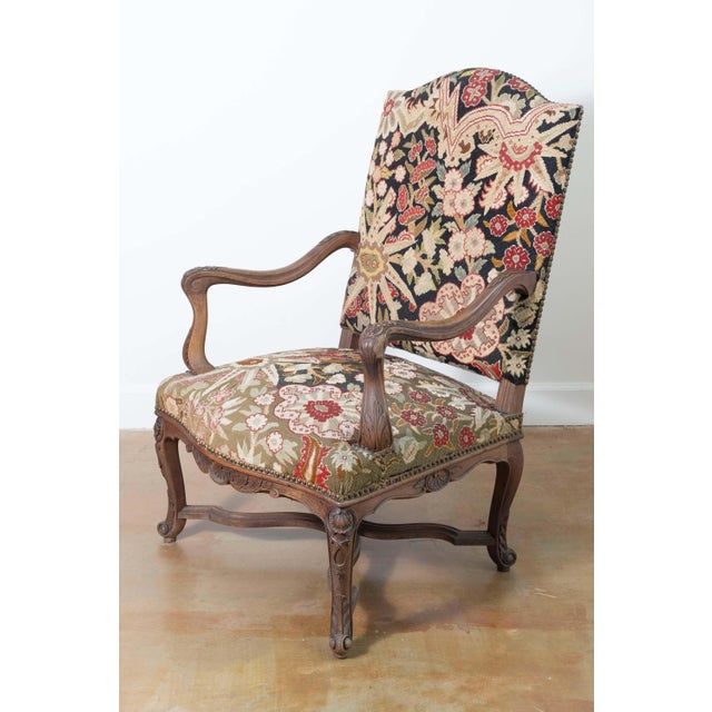 19th Century French Arm Chair For Sale - Image 4 of 11