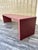 Raspberry Pink Post Modern Lacquered Raspberry Accent Bench by B&b Italia. Circa 1990s For Sale - Image 8 of 18