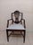 Wood 1950s Bassett Style Antique Mahogany Shield Back Dining Room Chairs Set of 4 For Sale - Image 7 of 7