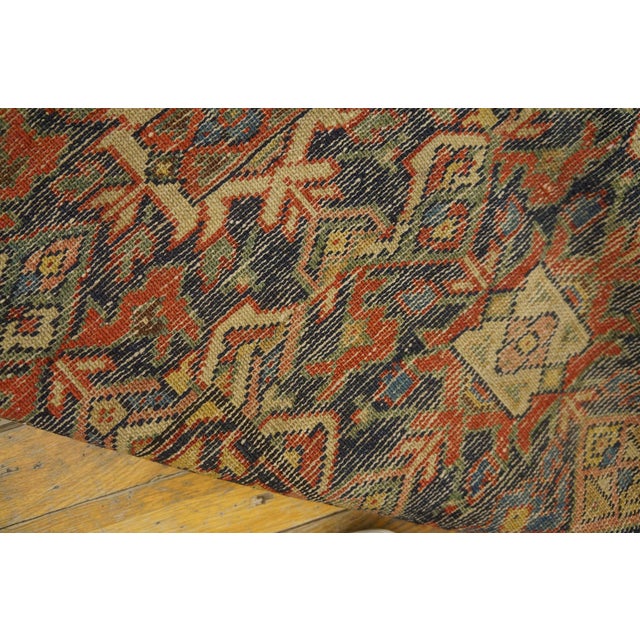 1840s Red Herati Floral Antique n.w. Persian Gallery Rug 7'6" X 23' Handknotted Wool Carpet For Sale - Image 14 of 14