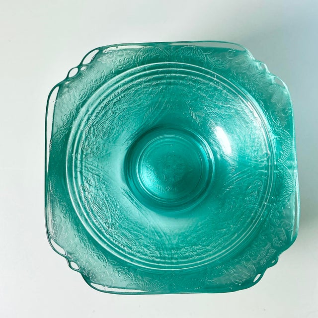 1970s Vintage Victorian Boho Chic Indiana Glass Co. Recollection Dessert Bowls - Set of 8 For Sale - Image 9 of 11