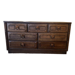 Vintage Mid Century American of Martinsville 7-Drawer Dresser For Sale