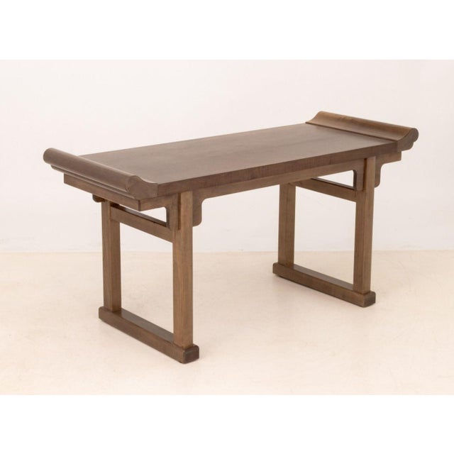 Asian Modern Wood Console Table For Sale - Image 10 of 10