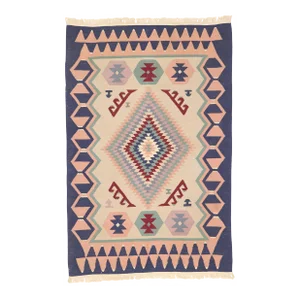 Vintage Persian Shiraz Kilim Rug - 03'10 X 05'10