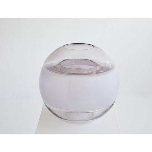 1970s Spherical Glass Table Lamp by Carlo Nason for Linea Gb, Italy, 1970s For Sale - Image 5 of 9