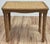 Late 20th Century Vintage Woven Wicker Side Table For Sale - Image 5 of 9