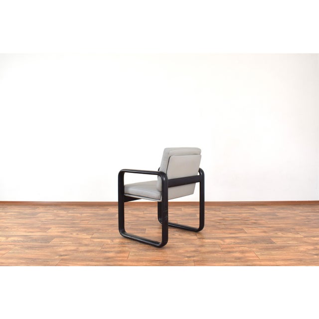 Mid-Century Leather Armchairs by Burkhard Vogtherr for Rosenthal, 1970s, Set of 2 For Sale - Image 10 of 18