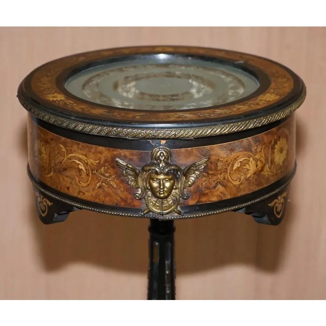 18th Century Louis XVI Bijouterie Display Table in Hand-Etched Glass, Gilt & Metal For Sale - Image 15 of 18