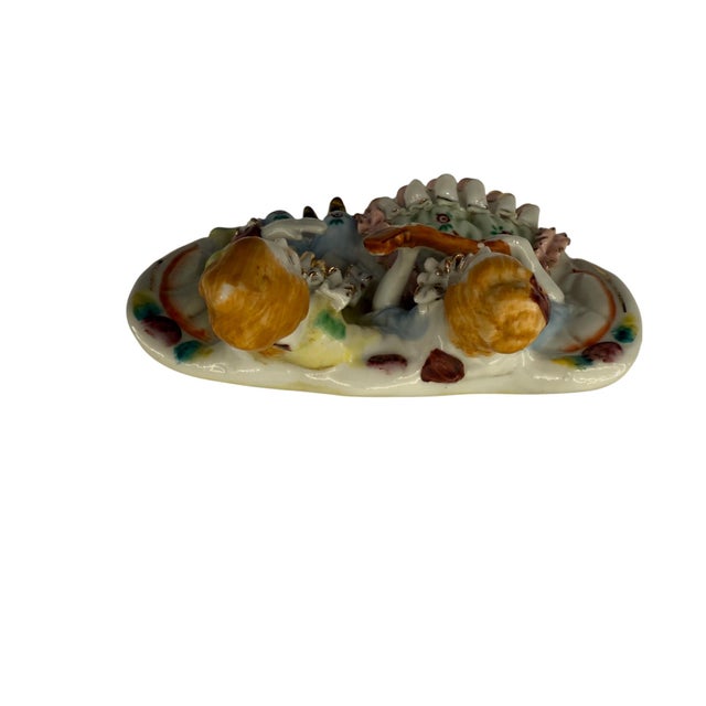 Early 20th Century Victorian Boy & Girl on Bench Bone China Figurine For Sale In Indianapolis - Image 6 of 8