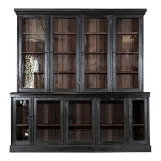 English Painted and Glazed Shop Display Cabinet, 1900s For Sale