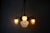 Art Deco Brass and Frosted Pressed Glass Chandelier, 1920s For Sale - Image 6 of 18
