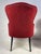 1950s Antique Regency Style Armchair in Red Velvet, 1950s For Sale - Image 5 of 18