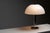 German Mushroom Table Lamp with Chrome Base & Acrylic Shade from Beisl Leuchte, 1970s For Sale - Image 15 of 16