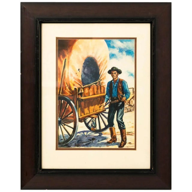 Western Pulp Art Cover Illustration, Cuschiz For Sale - Image 11 of 11