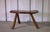 Brown Vintage Brutalist Oak Stool, 1960s For Sale - Image 8 of 10