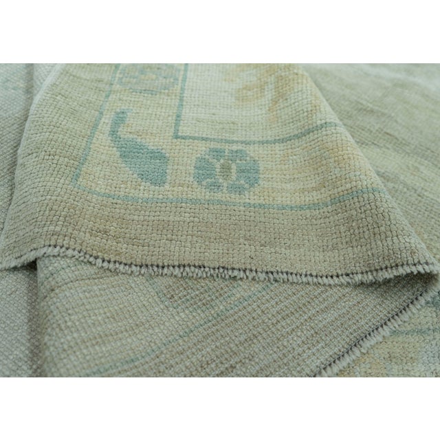 Brown Turkish Oushak Square Rug 11'9" x 13' #19281 For Sale - Image 8 of 8