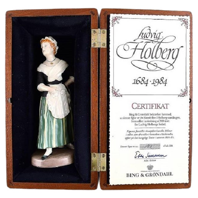 Pernille Porcelain Figure from Bing & Grondahl, 1984 For Sale