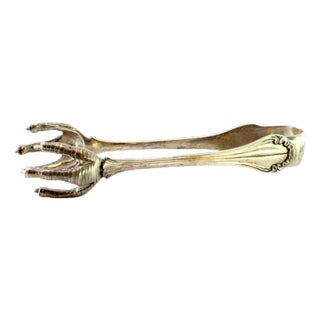 Silver Revealed Claws Ice Tongs For Sale