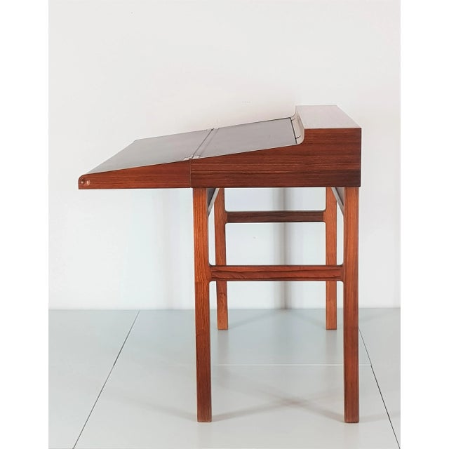 Mid-Century Rosewood Desk by A.B. Madsen & E. Larsen for Willy Beck For Sale - Image 13 of 15