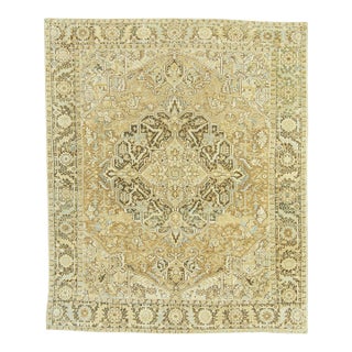 Persian Antique Rug 8'5" x 10' For Sale