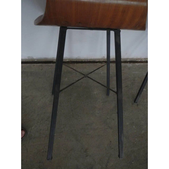 Black Set of Italian Formica Dining Chairs, 1960s For Sale - Image 8 of 14