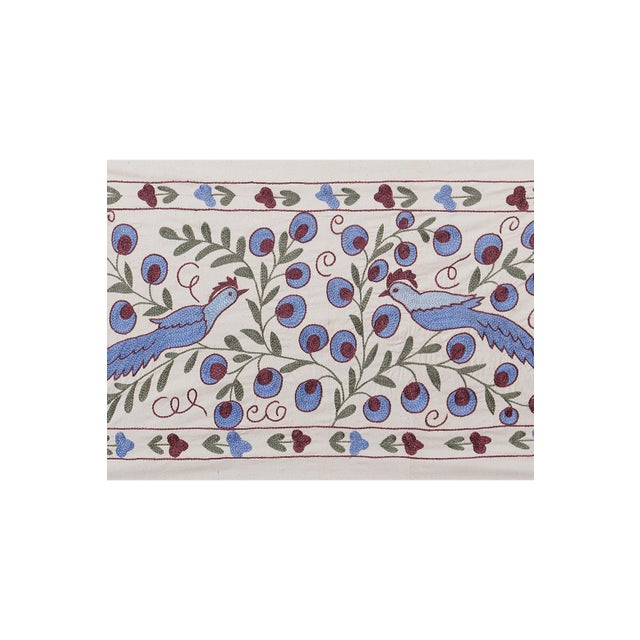 Animal Pictorial Suzani Table Runner For Sale - Image 4 of 10