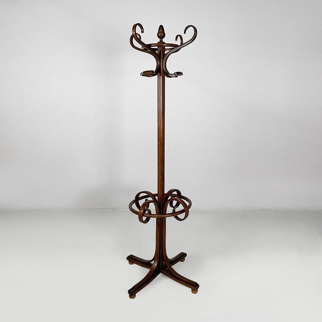 Austrian Floor Coat Rack in Wood, 1940s For Sale - Image 18 of 18