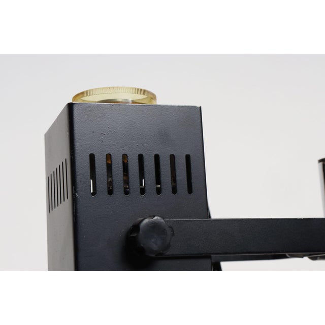 Vintage Chrome Adjustable Table Lamp With Articulating Shade by Robert Sonneman For Sale - Image 14 of 18