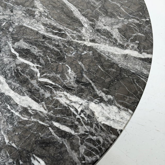 1980s Vintage Italian Marble Dining Table For Sale - Image 5 of 6