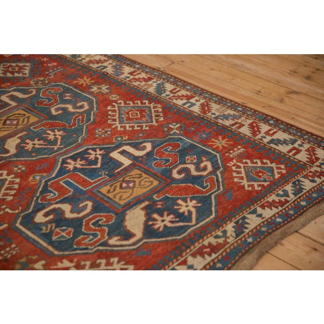 Textile Antique Kazak Rug - 4'11" x 7'3" For Sale - Image 7 of 12