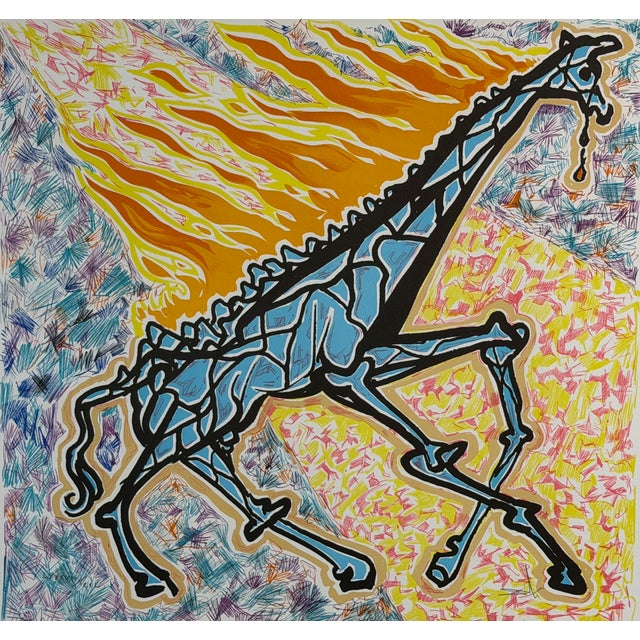 ARTIST: Salvador Dali TITLE: LE Jungle Humaine Le Girafe en Feu MEDIUM: Lithograph SIGNED: Hand Signed by Salvador Dali...