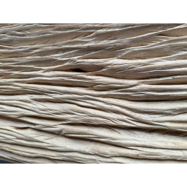 Andrianna Shamaris Monumental Bleached Teak Wood Console Table For Sale - Image 14 of 18