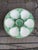 Antique 1920s French Longchamp Majolica Green and White Oyster Plate For Sale - Image 14 of 14