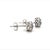 Natural Sapphire Diamond Stud Earrings 14k W Gold 0.64 TCW Certified For Sale In New York - Image 6 of 12