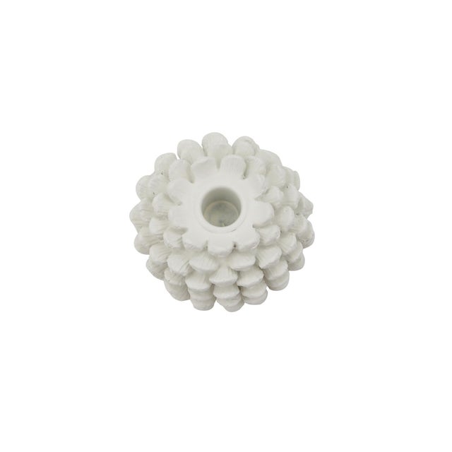 Crafted to hold a tapered candle, this candlestick captures the rustic beauty of the forest with its pine cone-inspired...