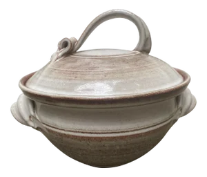 Vintage Handmade Soup Tureen With Lid