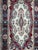 Nice mid century kirman rug with beautiful floral design with a central medallion, and nice colours with a white and red...