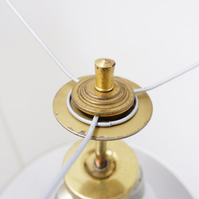 Large Vintage Porcelain Table Lamp, 1980s For Sale - Image 12 of 15