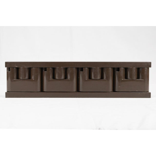 Vintage Italian Wall Coat Hanger by Benanti & Brunori for Velca, 1970s For Sale - Image 4 of 10