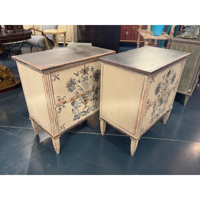 Neoclassical Pair of German Neo-Classical Style Side Tables For Sale - Image 3 of 6