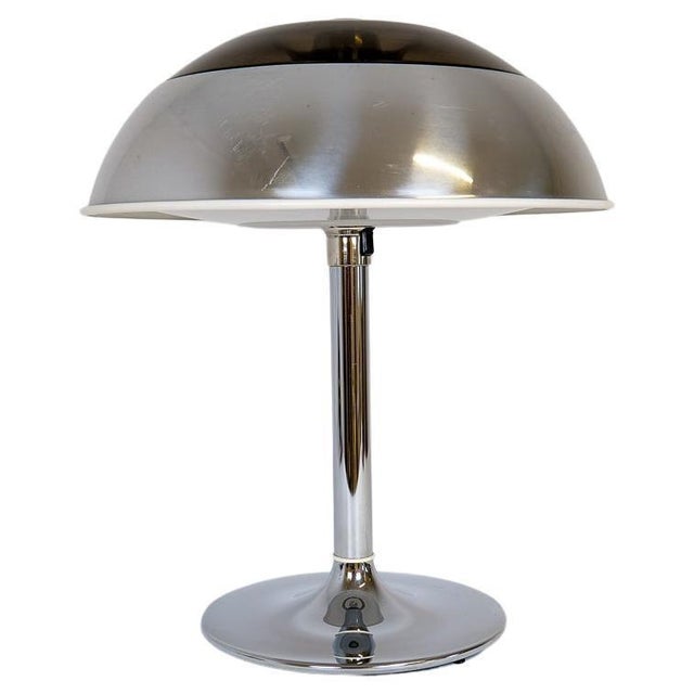 Large Space Age Chrome Table Lamp from Fagerhults, Sweden, 1970s For Sale - Image 18 of 18