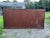 Vintage Carved Mahogany Sideboard / Bar Cabinet With Gold-Tooled Leather For Sale - Image 6 of 12