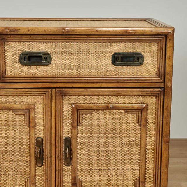 Vintage Asian Modern Credenza or Buffet by Drexel For Sale - Image 11 of 15