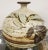 Cream Mid 20th Century American Studio Pottery Japanese Wabi-Sabi Style Rotund Baluster Foilage Motif Stoneware Weed Pot Vessel/Vase For Sale - Image 8 of 8