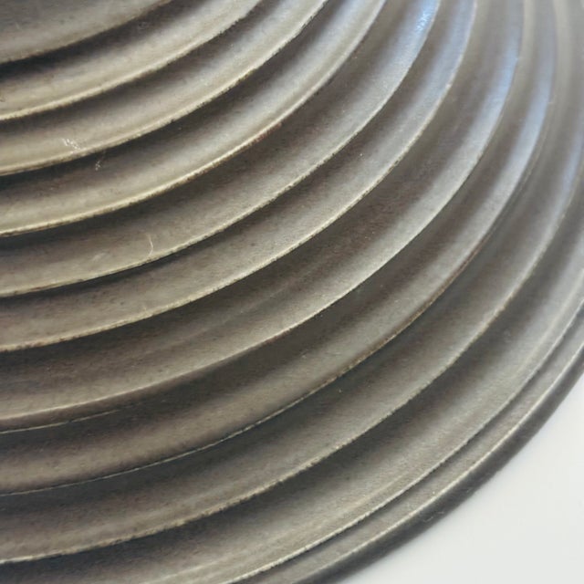 Black Abstract Studio Pottery Bowl For Sale - Image 9 of 10