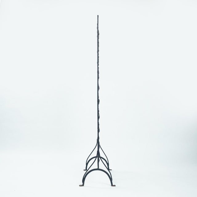 Wrought Iron Room Divider with Animal Motifs by Jean Touret, 1950s For Sale - Image 4 of 12