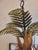 Boho Chic Vintage Italian Tole Palm Tree Chandlier or Light Fixture For Sale - Image 3 of 5