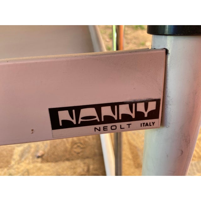 1990s Vintage Neolt Leonar Italian Drafting Table With Drafting Chair