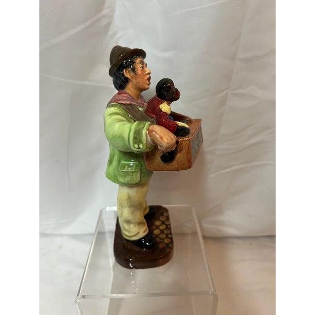 Mid 20th Century Royal Doulton Organ Grinder and Monkey Figurine For Sale - Image 4 of 6